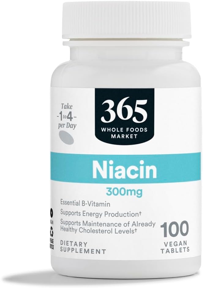 365 door Whole Foods Market, Niacin 300Mg, 100 tabletten