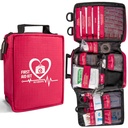 EHBO Kit, Trauma EHBO Kits met Labelled Compartments Molle System, Professional EHBO Kits voor thuis, kantoor, auto, buiten, wandelen, reizen, Camping