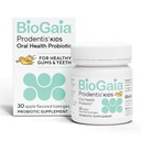 BioGaia Prodentis Kids | Dental Probiotics for Teeth and Gums | Promotes Good Oral Health & Gut Health Too | Oral Probiotics | 30 Apple-Flavored Lozenges | 1-Pack
