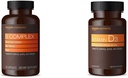 Elementen B complex (65 capsules) en elementen vitamine D3 (180 Softgels)
