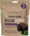La Wellness Company Bison Liver , 180 Capsules de collagène (1 mois d'approvisionnement) , 100% gazon-Fed congelé-organe séché , non-OGM , sans gluten , stimule le métabolisme et soutient la production de collagène