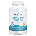 Nordic Naturals Ultimate Omega, Lemon Flavor - 180 Zachte Gels - 1280 mg Omega-3 - High-Potency Fish Oil with EPA & DHA - Promoot Brain & Heart Health - Non-GMO - 90 Servers