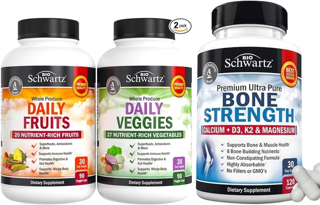 Triple Strength Omega 3 Oil Softgels (1 mois d'approvisionnement) Plus Glucosamine Chondroïtine MSM Triple Strength Joint Support Supplément (1 mois d'approvisionnement)