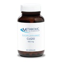 Metabolische Onderhoud CoQ10 capsules - 100 mg Co-enzymQ10 met vitamine C - Antioxidant, Immune, Energie + Cardiovasculaire Ondersteuning (60 capsules)