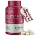 Acide R-Lipoïque stabilisé 300mg par portion, R Acide Alpha Lipoïque Supplément ALA Antioxydant pour le Nerve, l'Energie et le Métabolisme Support, Suppléments certifiés NSF, Non-OGM et Vegan,60 Capsules,2 mois d'approvisionnement