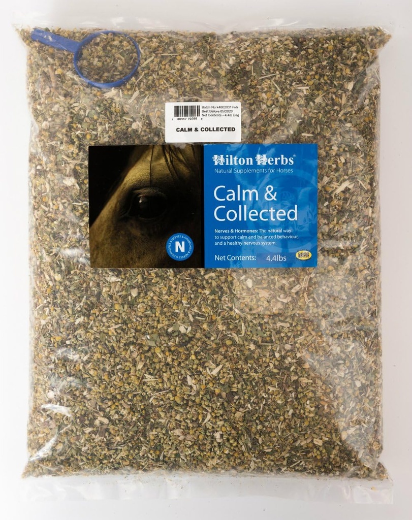 Hilton kruiden 1 stuk Kalm & verzameld 4.4 lb paardensupplement zak