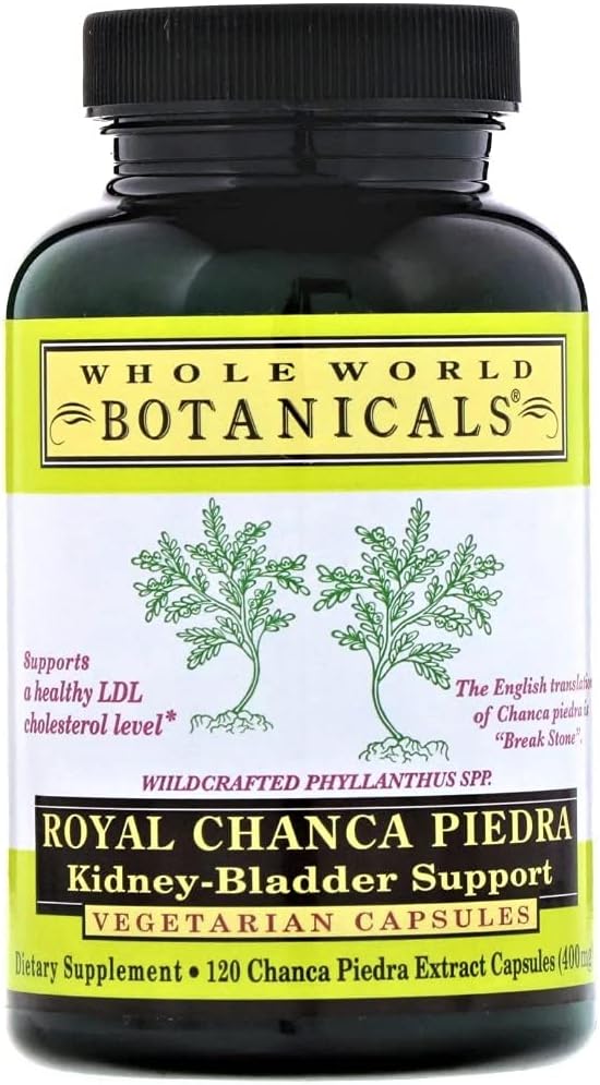 Whole World Botanicals Royal Chanca PiedraTM Nierblaas Support 120 Veg Capsules, voor Nier- en Blaasgezondheid