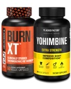 Ge Jacked Factory Fat Burner met Yohimbine - Thermogenic Supplements for Men & Women - Burn-XT Thermogenic Fat Burner & Yohimbine Extra Strength Supplement 2.5mg, 270 Capsules