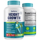 Hoogte Growth Maximizer - Made in USA - Natural Height Increase Booster & Bone Growth Pillen - Grow Taller Supplement voor volwassenen, tieners en kinderen - Vitaminen voor jongens en meisjes te krijgen Taller - 120 capsules