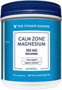 The Vitamin Shoppe Calm Zone Magnesium Mineral Powder, 325mg - Unflavored, Relaxation Drink for Muscles, Digestive & Bone Support, natuurlijke smaak voor Kalm & Regularity (16 Ounces Powder)