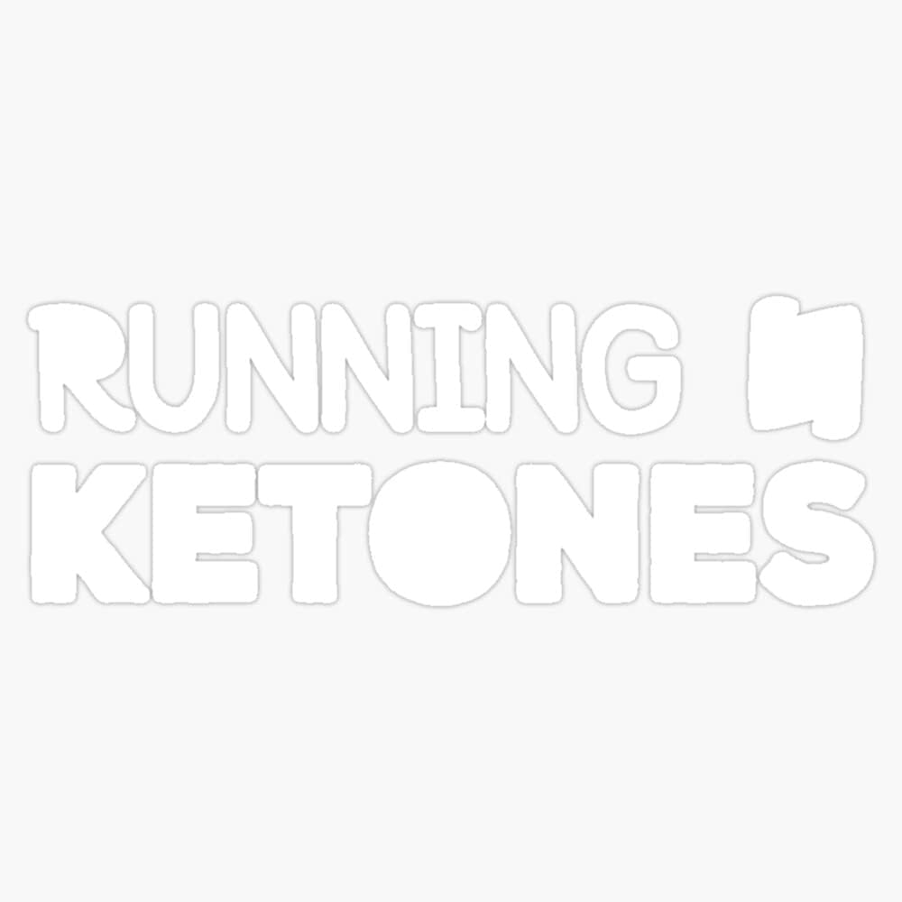 Magneet draait op Ketones Keto Diet Gym workout Magneet Vinyl magnetische Sticker Maat 5"