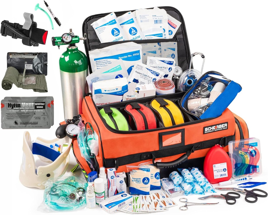 Scherber Fully-Stocked Premium First Responder Bag 