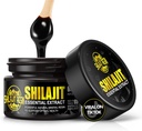 Boysea Organic Himalayan Shilajit Resin, 600mg Gold Grade Potence maximale Résine biologique naturelle Shilajit pour hommes et femmes avec 85+ Trace Minerals & Fulvic Acid for Focus & Energy, Immunity - 1,7 Ounce