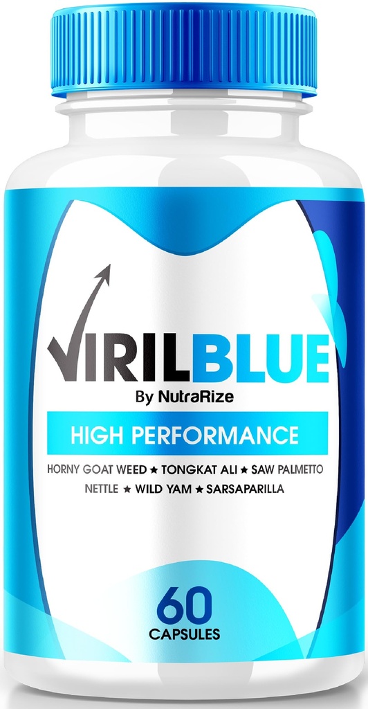 VirilBlue Capsules voor mannen, Viril Blue Man Supplement, all-natuurlijke formule ter ondersteuning van prestaties en vertrouwen, Premium Voeding voor algemene gezondheid, officiële pillen Review (60 capsules)