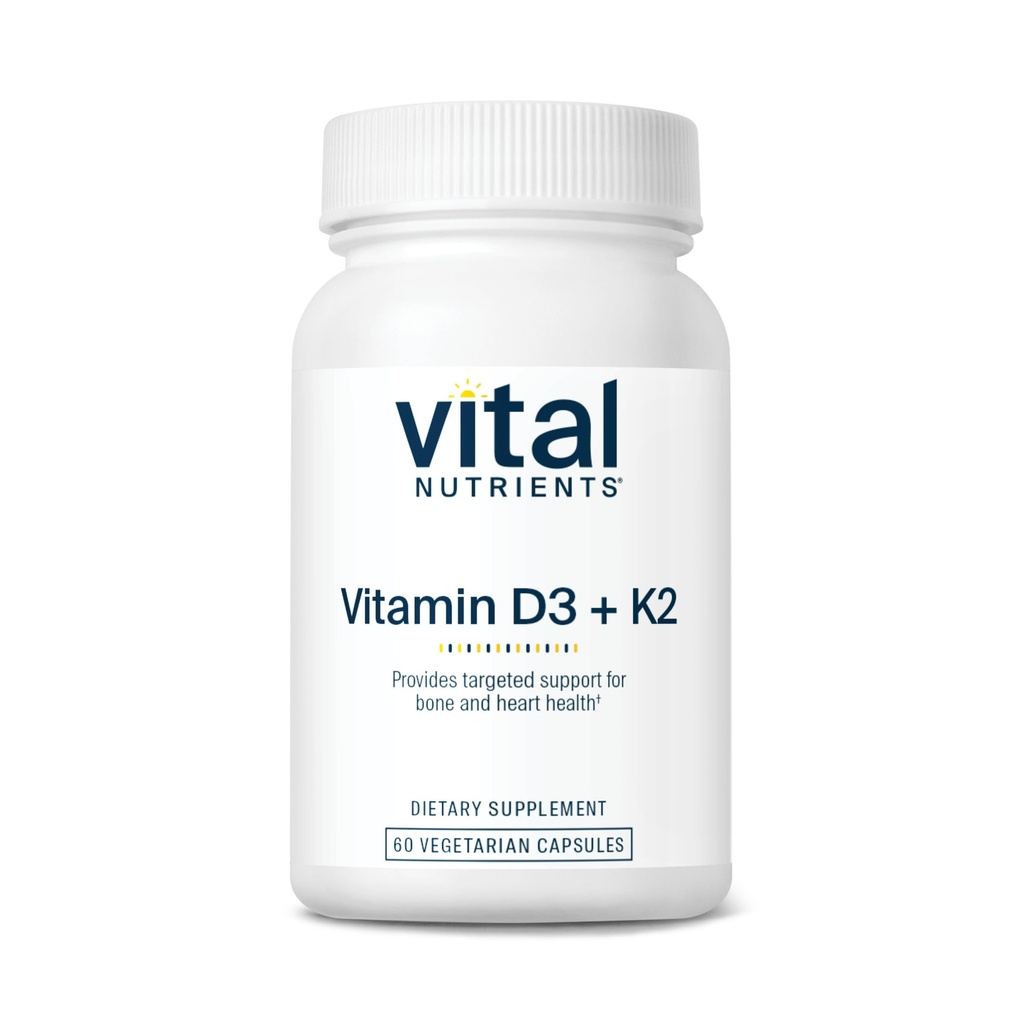 Vitale voedingsstoffen Vitamine D3 + K2 