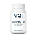 Vitale voedingsstoffen Vitamine D3 + K2 