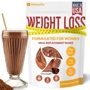 Remplacement de repas pour les femmes avec goût de chocolat, Keto Friendly, Poudre de protéines kasher, Pré & probiotiques pour une digestion facile, Pas de sucralose inclus, 16,9 Oz