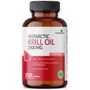 Futuresbiotiques Huile de krill antarctique 2000mg avec Astaxanthin, Omega-3s EPA, DHA et Phospholipides - 100% Pure Premium Huile de krill métal lourd testé, non OGM – 250 Softgels