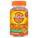 Metamucil Fiber Gummies voor volwassenen, Geen suiker toegevoegd Oranje smaak, 5g Plant Based Prebiotic Fiber Supplement Blend, 72 Tellen