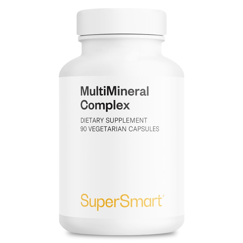 SuperSmart - Multiminerale Complex Supplement (Full Spectrum) - met Magnesium, Zink, Boron, Calcium, Chroom, Selenium, Jodium, Kalium 