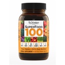 Superfood de Dr Schulze 100 - Supplément quotidien pour soutenir le bien-être général - Mutivatamine Soutien à la nutrition cellulaire et à l'énergie - Ingrédients propres - Sans gluten et sans lait - 90 Nombre