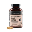 NatureWise Multivitamine voor mannen - Dagelijkse mannelijke ondersteuning - Mineralen & Kruiden voor energie, prestaties, immuniteit - met vitamine A, C, D, B-complex - soja & glutenvrije, niet-GMO - 90 capsules[45-dagenvoorziening]