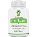 VitaMonk FenuTraxTM Fenegriek Extract Krachtig 50% Fenegriek Zaad Extract Gestandaardiseerd voor Fenuside - Hoge Furostanol Glycoside en Saponine inhoud wanneer vergeleken met Testofen - 60 Capsules