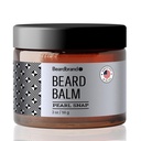 Baume de barbe pour les hommes - Pack de voyage - Supports Perruque épais, Perle Snap Scent, ingrédients naturels Beurre réduit la sécheresse et améliore le look - 2 oz