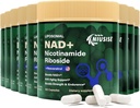 NAD Supplement, NAD Nicotinamide Riboside 900 Mg voor mannen en vrouwen, Liposomale NAD+ Supplement met Nicotinamide Riboside, Resveratrol & Quercetine, Energie, Boost NAD+, 900 Capsules