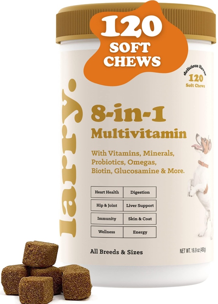 8-in-1 Multivitamine Hond Supplement door Larry 