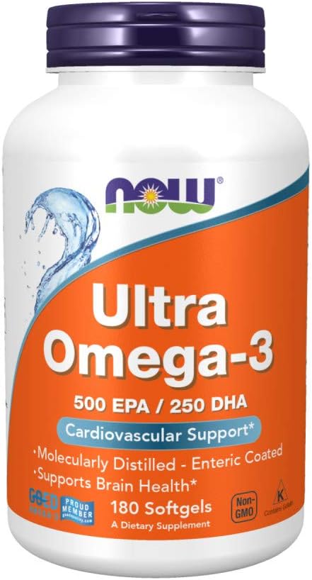 NOW Foods - Ultra Omega-3 500 EPA/250 DHA - 180 Softgels