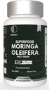Organische Moringa Capsules Groene Moringa Leaf Supplement voor Energie, Metabolisme en Immuunondersteuning 20 Capsules, Natuurlijke Superfood