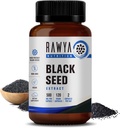 RAWYA Nutrition Black Seed Extract, Nigella Sativa, Black Cumin Seed Powder, 500 mg Elke, bevordert Wellness, Flexibiliteit en Radiant Skin, Halal, Vegan, Pure & Natural Supplement - 120 Vegan Capsules