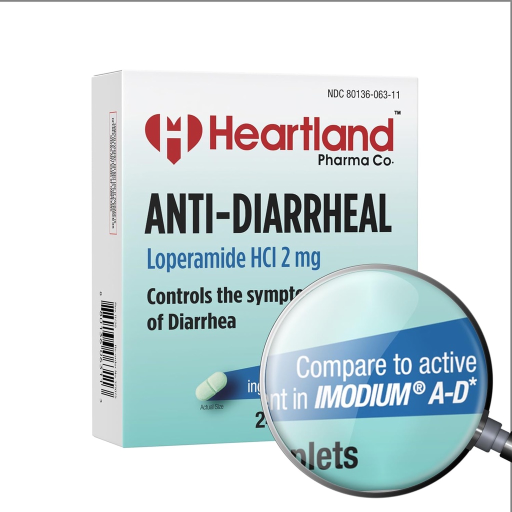 Loperamide HCL 2mg Caplet Anti-diarrheal Medicinatie Diarree Relief Blister Pack 