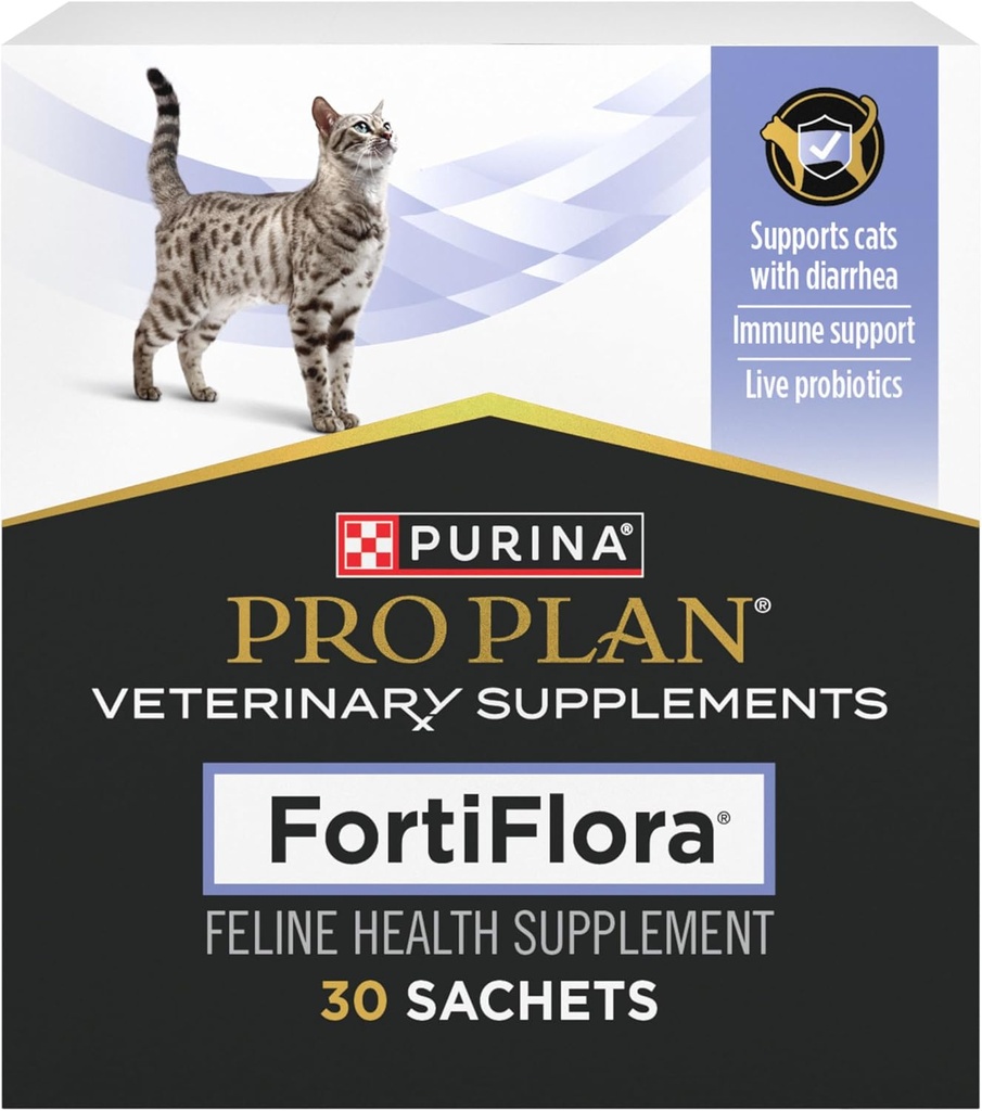 Purina Pro Plan Veterinaire Supplementen FortiFlora Probiotica voor katten met diarree kattensupplementen