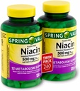 Spring Valley - Flush Free Niacin (B-3) 500 mg, 240 capsules (2 flessen van 120)
