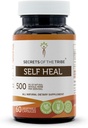 Secrets de la tribu Self Heal 60 Capsules, faites avec des capsules végétales et Self Heal (Heal All, Prunella Vulgaris) Herbe séchée (60 Capsules)