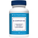The Vitamin Shoppe B Complex 100 Ondersteunt de energieproductie, zenuwsysteemfunctie en voedingsstofwisseling Uitstekende bron van B1, B2, B6, B12, Niacin, Folic Acid & Biotin (100 Veggie Caps)