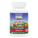 NaturesPlus Animal Parade MagKidz, Saveur de cerise naturelle - 90 comprimés en forme d'animal et à croquer - Paquet de 2 - Soutien sanitaire des os et des muscles - Non-OGM, végétalien, sans gluten, sans sucre - 90 Total des portions