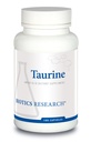 Recherche en biotique Taurine – 500 mg Taurine, Amino Acid, Santé du cerveau, Santé cardiovasculaire, Antioxydant. 100 gélules.