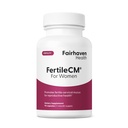 Santé équitable FertileCM Supplément de fertilité pour les femmes, Capsules - Mucus cervical fertile, Cycle d'ovulation, Comprend L-Arginine, N-acétyl-Cystéine, Extrait de graines de raisin et Vitamine C - 90 Capsules