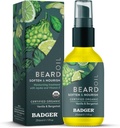 Badger Beard Oil, Babassu & Jojoba, Certified Organic, Premium Baard Conditioner, Baardolie voor droge huid, Baardolie voor lange baarden, Gezichtsolie, 1 fl oz Glasfles