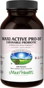 Maxi Health Active Pro-10 Kids Probiotic Chewables – 15 souches pour la santé digestive et immunitaire – 10 milliards de mélange probiotique- sans lait, casher – soutient la santé de Gut, végétarien – 60 ct (stable)