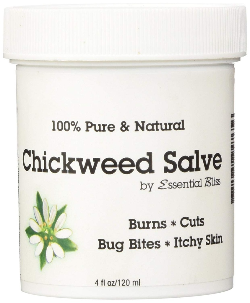 Chickweed Salve 4OZ * 100% zuiver * Alle natuurlijke biologische geen additieven * verzachtende anti jeuk crème * biedt verlichting van de droge huid