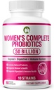 Probiotica voor vrouwen 60 Capsules 50 miljard CFU Wetenschappelijk samengesteld Multi Strain Probiotic Blend 