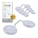 O2 Neusfilters met 3M-filtratie - Neusfilters voor allergieën - Neusfilter voor allergieën - Neusstofmasker, rook- en Allergiefilter (Trial Size, Pack of 4)