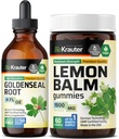 BIO KRAUTER Goldenseal Tinctuur 4 Fl. Oz. & Lemon Balm 60 Gummies