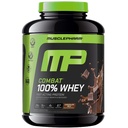 MusclePharm Combat 100% Wei Proteïne Poeder, Chocolade Melk, Snelle Herstel & Spier Gain met Wei Isolaat, Hoog Proteïne Poeder voor Vrouwen & Mannen, Glutenvrij, 5lb, 67 Servers