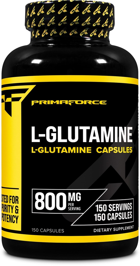 Primaforce L-Glutamine, 800 mg (150 capsules)