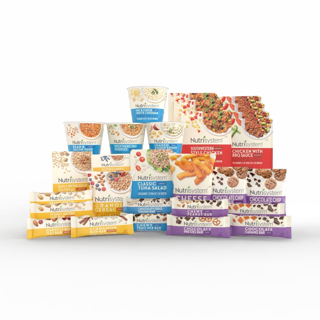 Nutrisystem® Kickstart Proteïne Aangedreven 7 dagen gewichtsverlies Kit met 28 heerlijke maaltijden & snacks
